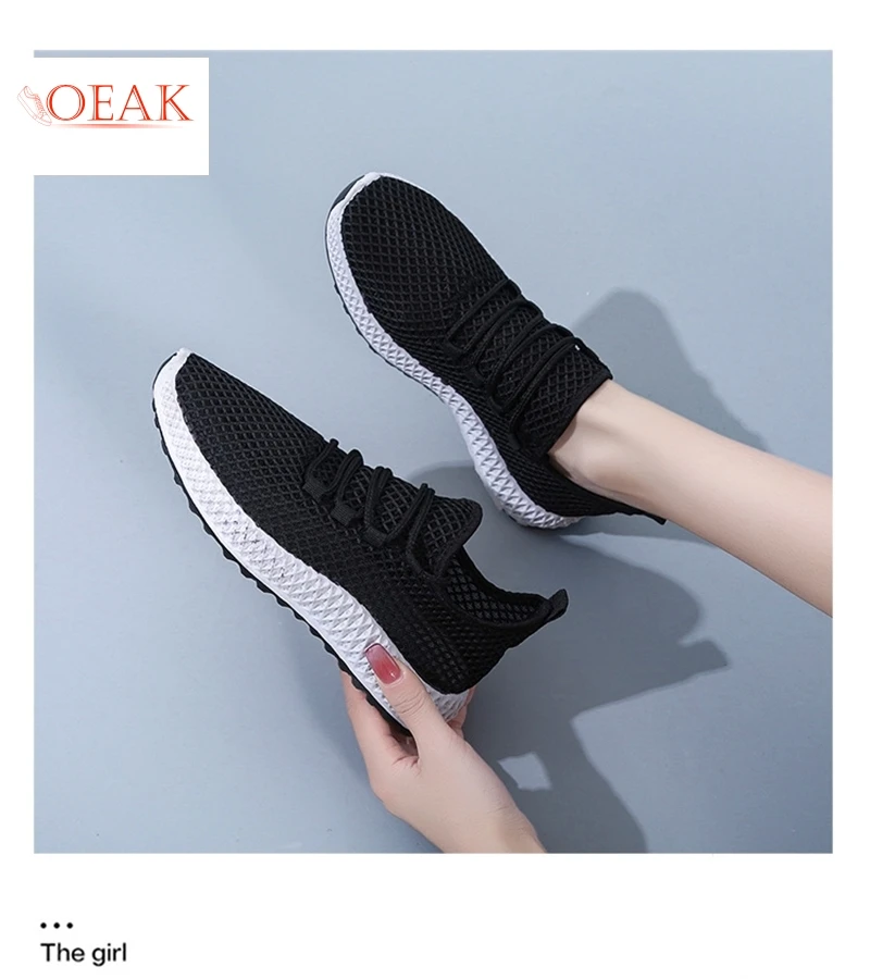 

Men Comfortable Breathable Shoes Fashion Men Light Sneaker Mesh Fly Woven Color Matching Running Sport Shoes
