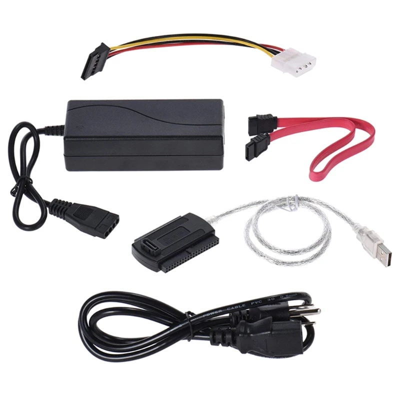 Многофункциональный адаптер питания USB2.0 на SATA IDE для 2 5 дюйма 3 SSD Easy Drive