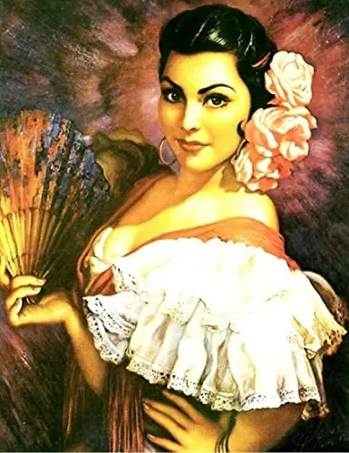 

Retro Vintage Mexico Latina Woman Beauty Girl Home Bar Pub Kitchen Restaurant Wall Deocr Plaque Signs 12x8 Inch