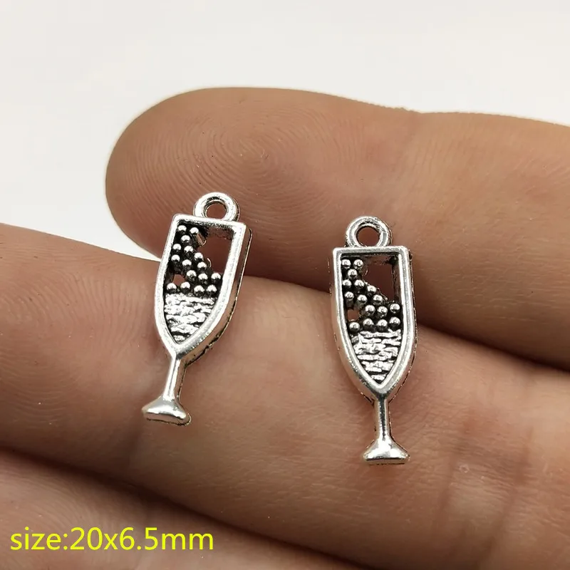 10 шт. вина/штопор/бокал для вина/Искусственные подвески античное Изготовление