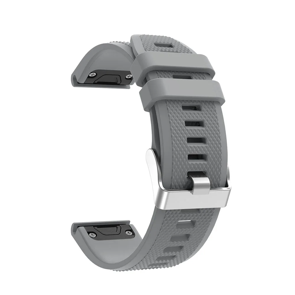 Серый 22 мм сменный ремешок для часов Garmin Forerunner 935 быстросъемный силиконовый ремешок для Garmin Forerunner 945 Смарт-часы - Цвет ремешка: Серый