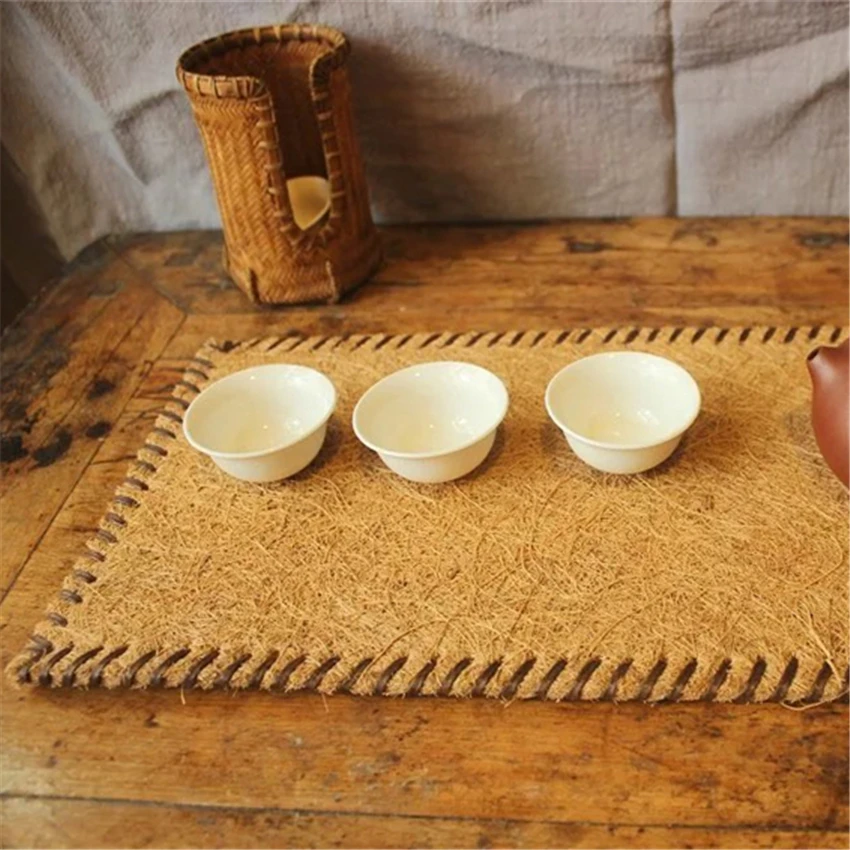 Круглая пробка подставки коврик для кофейной чашки подушка чайный набор кунг-фу