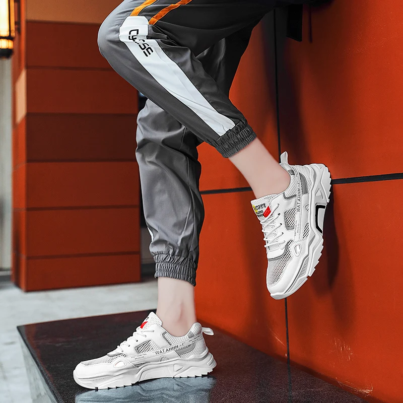 

sapatoMen's on sneakers-men's Shoes knitting sale Fashionable athletic hot sapatos comfortable s breathable walking