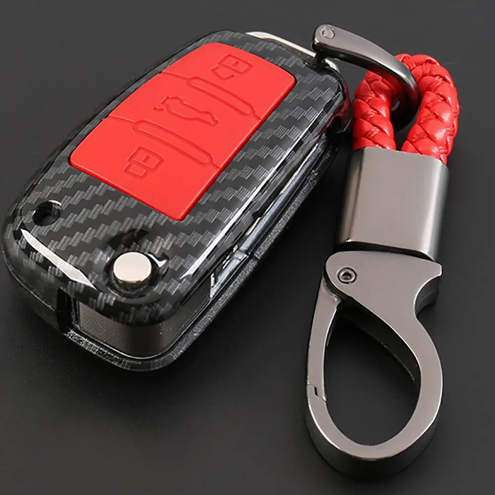 3 кнопки черный/красный дополнительно из углеродного волокна чехол для