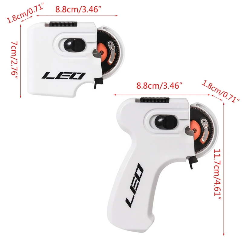 

X7AC Electric Hooking Device Automatic Hook Tier Machine Fishing Line Winder Tackles