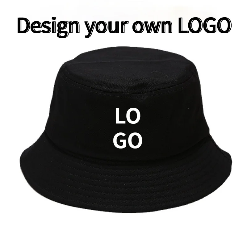 

Fisherman Hat Can Be Customized LOGO Panama for Women and Men Bucket Hat Outdoor Joker Sun Protection Bob Hat Unisex Wholesale