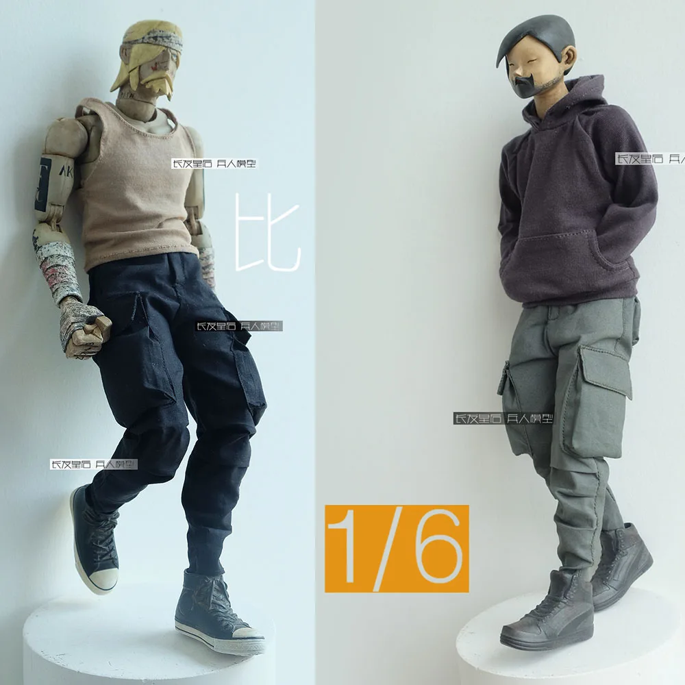 

1/6 костюм Штаны CROWTOYS модные комбинезоны для девочек с большими карманами, конус Штаны имеющиеся в наличии