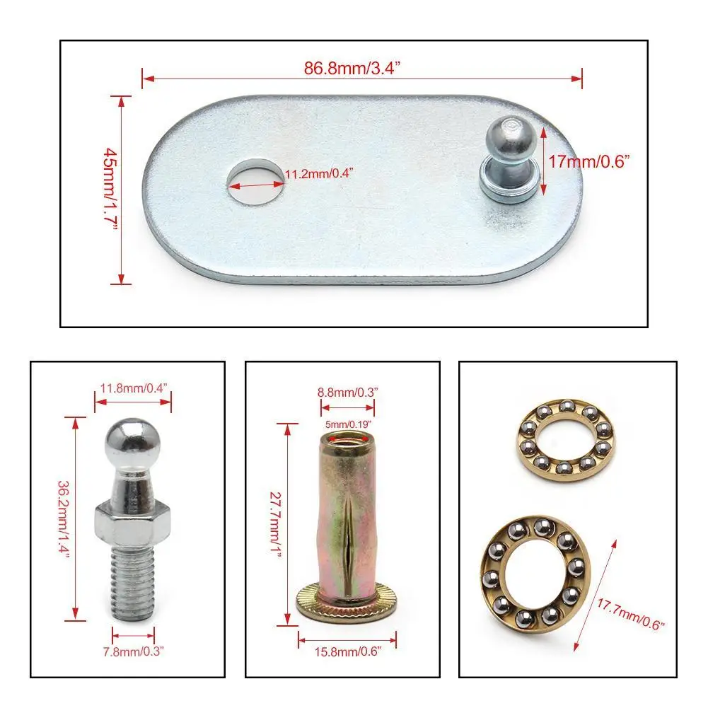 

Tailgate Hydraulic Lever Refitting Special Pickup Gate Slow Support Bar Rod Down Boot Hydraulic Power S6B0