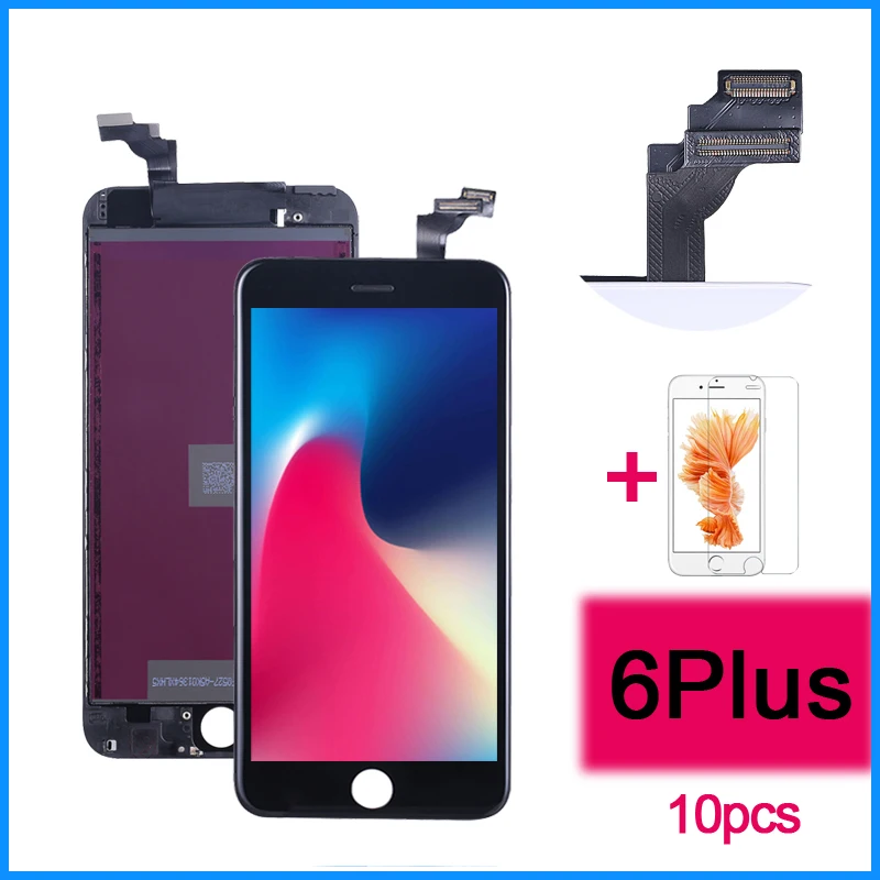 10 шт./лот AAA + качество 3D Touch для iPhone 6 Plus ЖК дисплей кодирующий преобразователь
