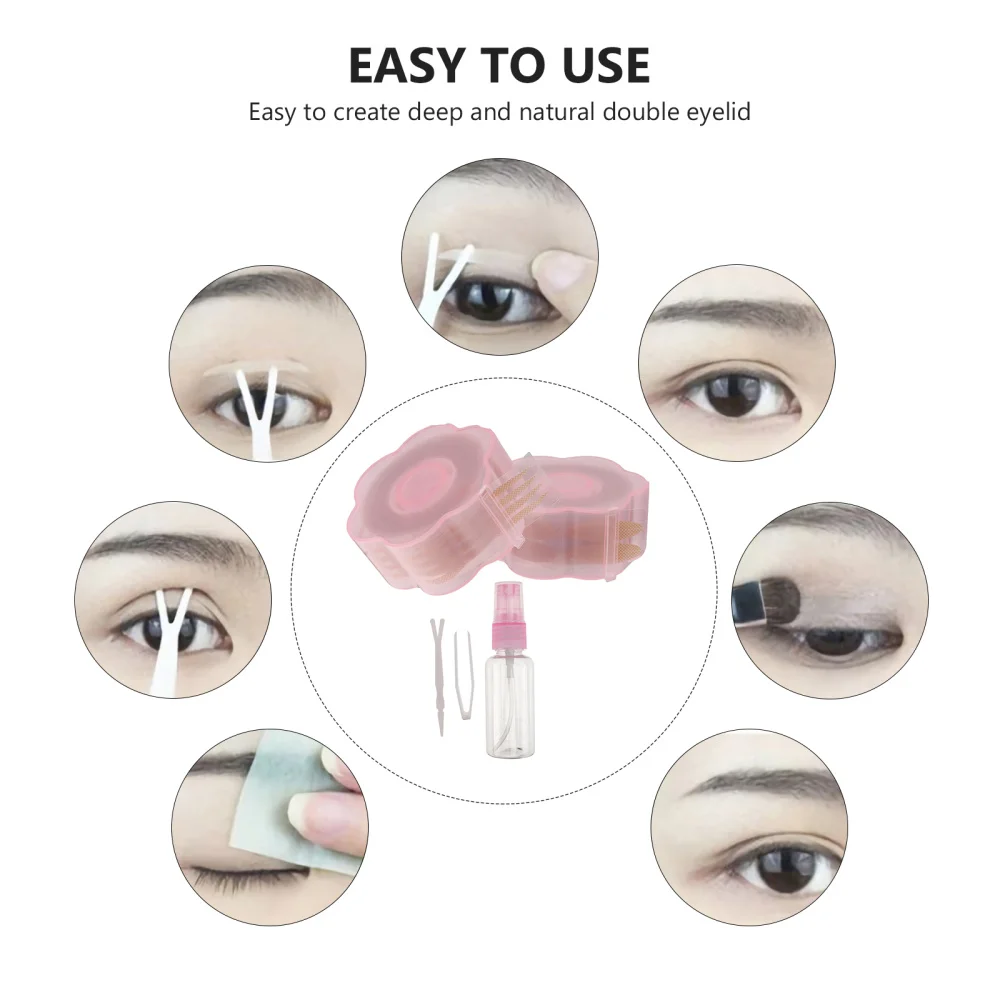 

1 Set of Lace Invisible Double Eyelid Tapes Self-Adhesive Eyelid Stickers )