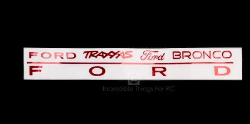 TRX4 FORD BRONCO RANGER AX90047 90047 наклейки для 1/10 RC Cralwer Tamiya RC8WD AXIAL SCX10 TF2 D90 D110 HRAXXAS PG4 SR4 | Игрушки