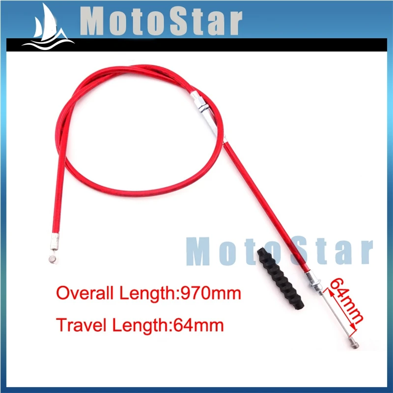 Кабель сцепления для мотоцикла красного цвета 970 мм 50 куб. См 70 90 SSR Thumpstar TTR KLX110 Baja