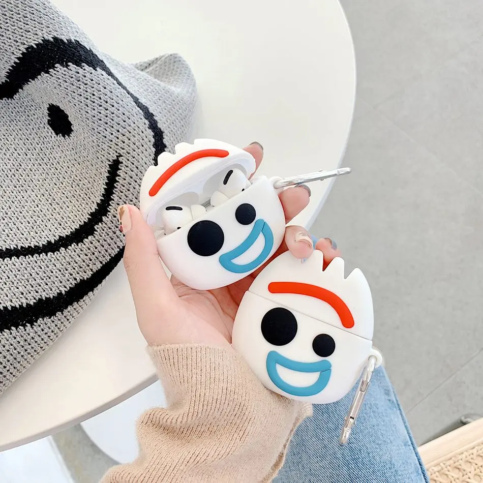 3D чехол для наушников Airpods Pro силиконовый милая лягушка Стич Мультяшные
