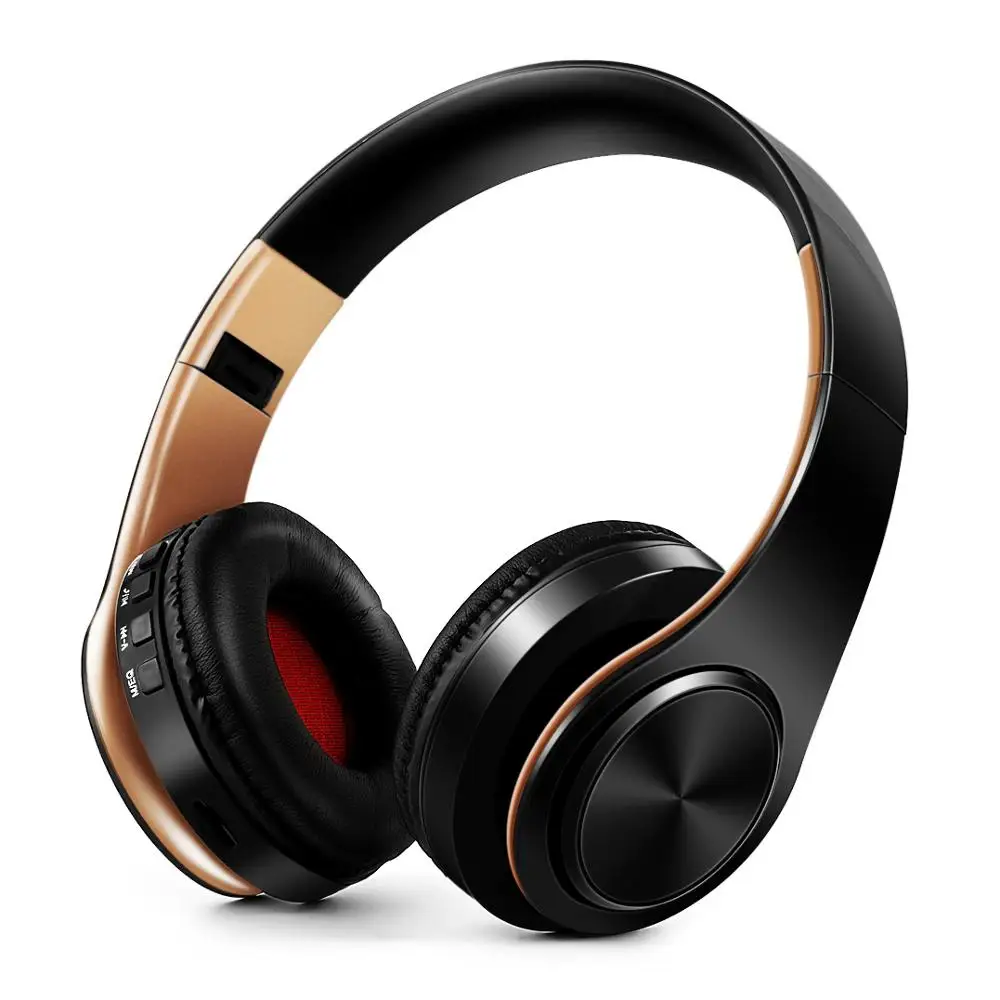 

Wireless Bluetooth Headphones Noise Reduction Sport Earbuds HIFI Stereo Music Headset Earbuds Support SD Card With Mic