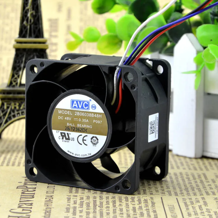 

Новый 2B06038B48H 6038 48V 0.35A 6 см/защиты электродвигателя Вентилятор охлаждения