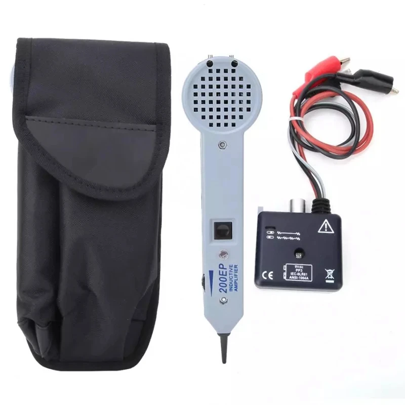 

200EP Cable Tester Tone Generator Inductive Amplifier High Accuracy Wire Tester with Adjustable Volume Cable