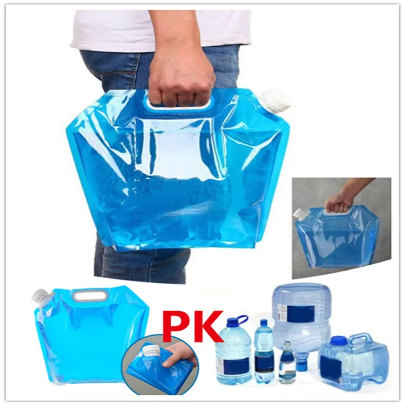 

Foldable Outdoor Water Bags Camping Drinking Water Container Car Water Tank Carrier 5L / 10L collapsible bucket