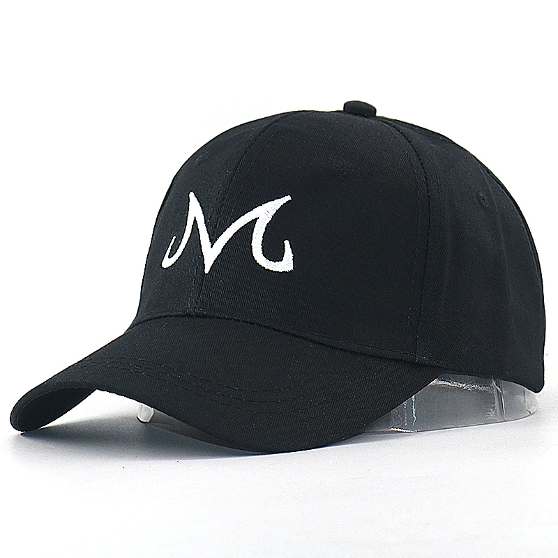 

baseball cap M letter embroidery snapback hat cotton adjustable black sports hip hop hats my fashion hats hat cute hat