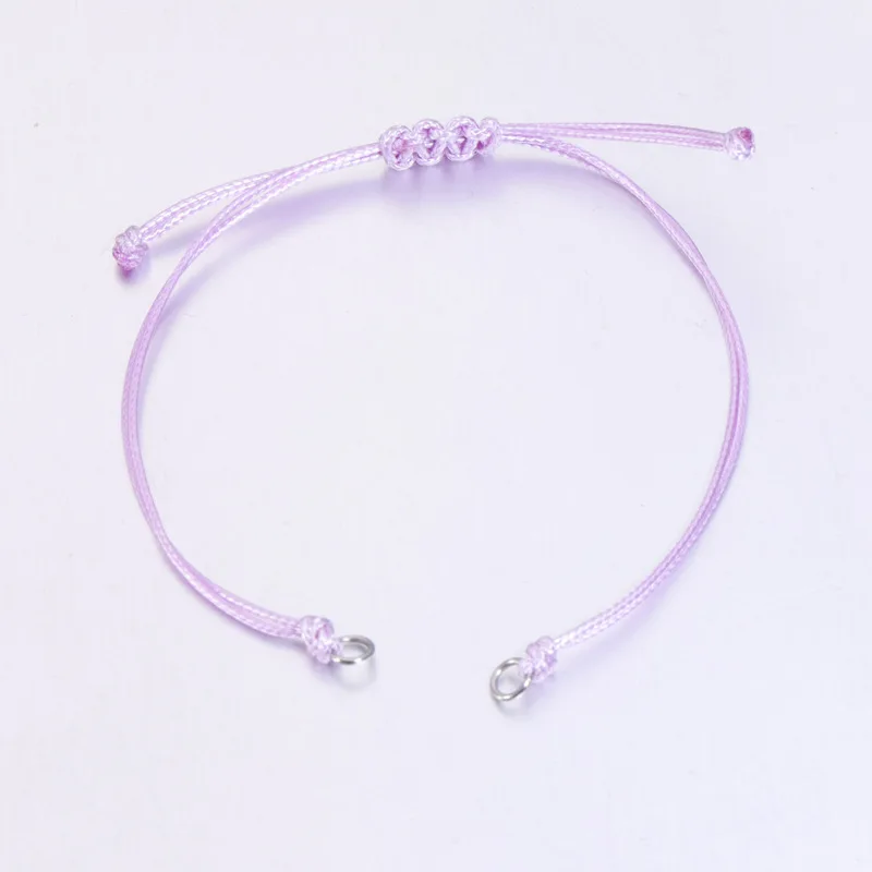 The New Hot Selling 0.8mm Thin DIY Hand Woven Wax Rope Bracelet Wax Rope Decorative Bracelet Jewelry Accessories Can Be Adjusted