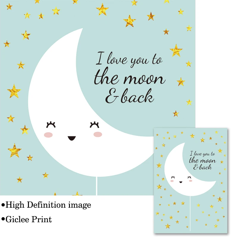 Декоративная картина для детской комнаты мультяшный постер с изображением