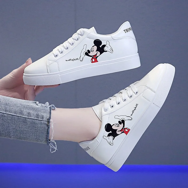 2021 обувь для детей Disney-маленькие спортивные тарелки женщин белые корзины из