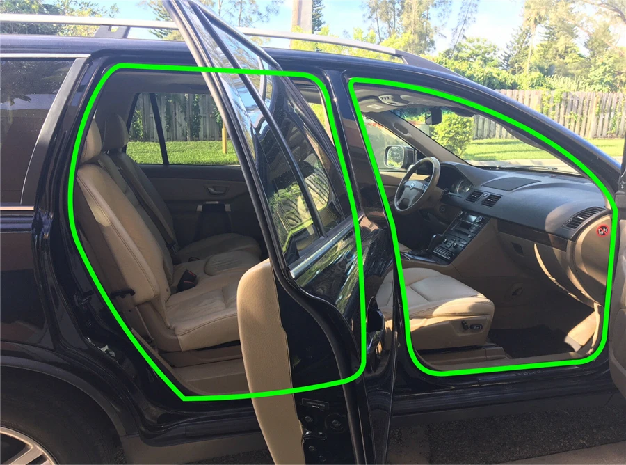 4 м резиновая Автомобильная дверь протектор уплотнения защита от непогоды