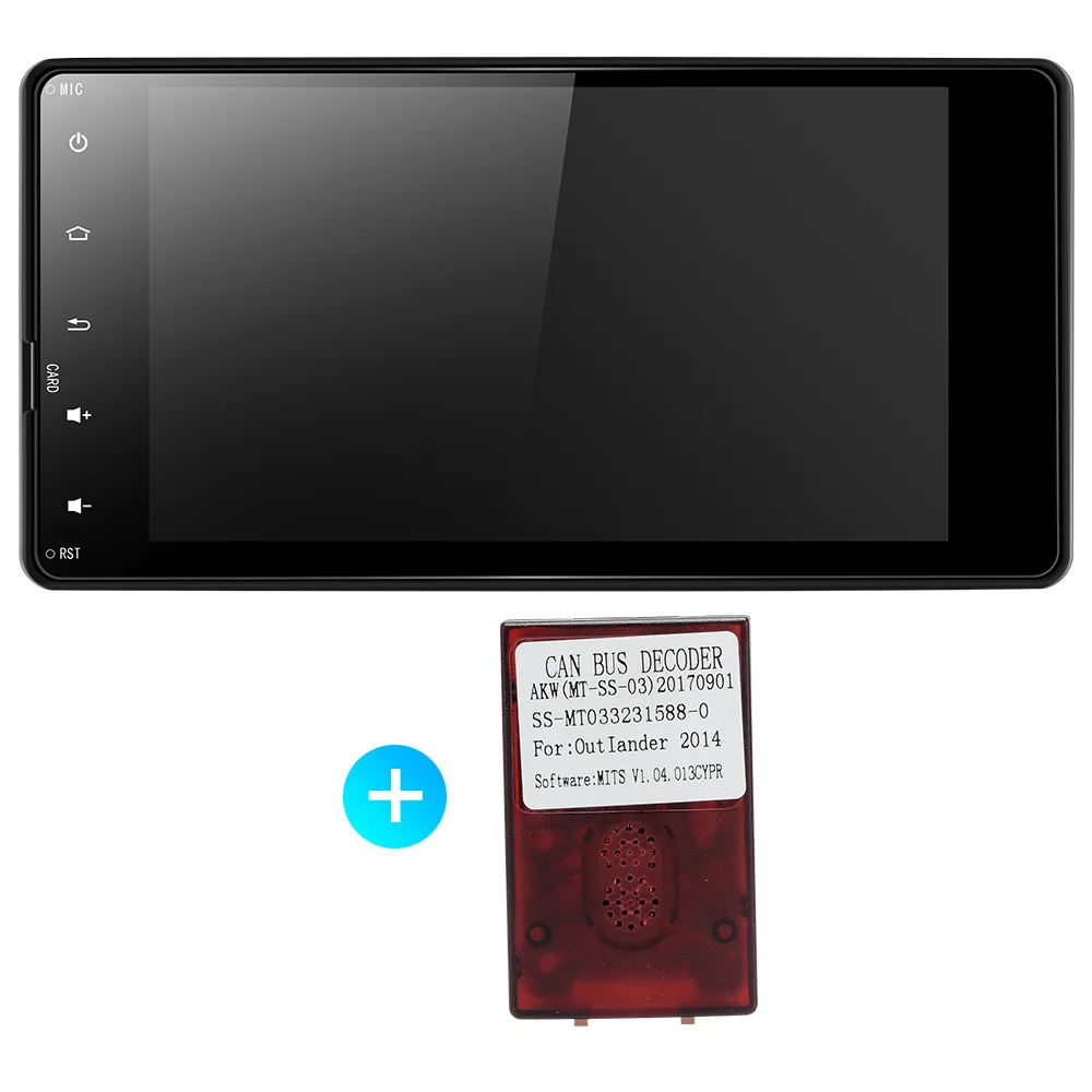 Asottu MI302 Android 9,0 2 г+ 32 г px30 автомобильный dvd Радио Видео gps навигация для Mitsubishi outlander lancer asx 2012 2013 - Цвет: with canbus