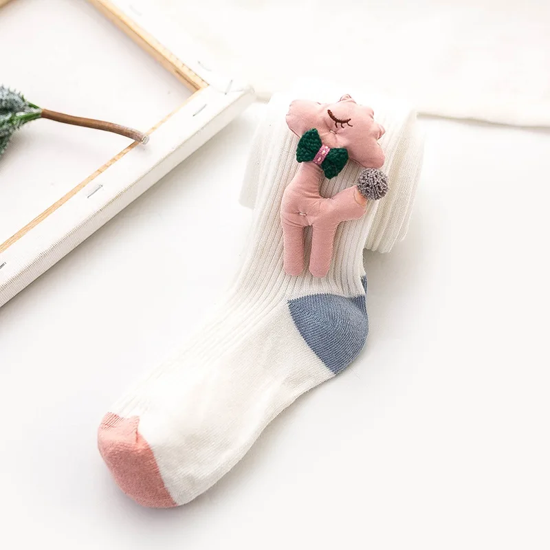

2020 Girl Leggings New Children's Pantyhose Autumn Winter Baby Boomers Pants Baby Socks Warm Leggings Pantyhose Medium