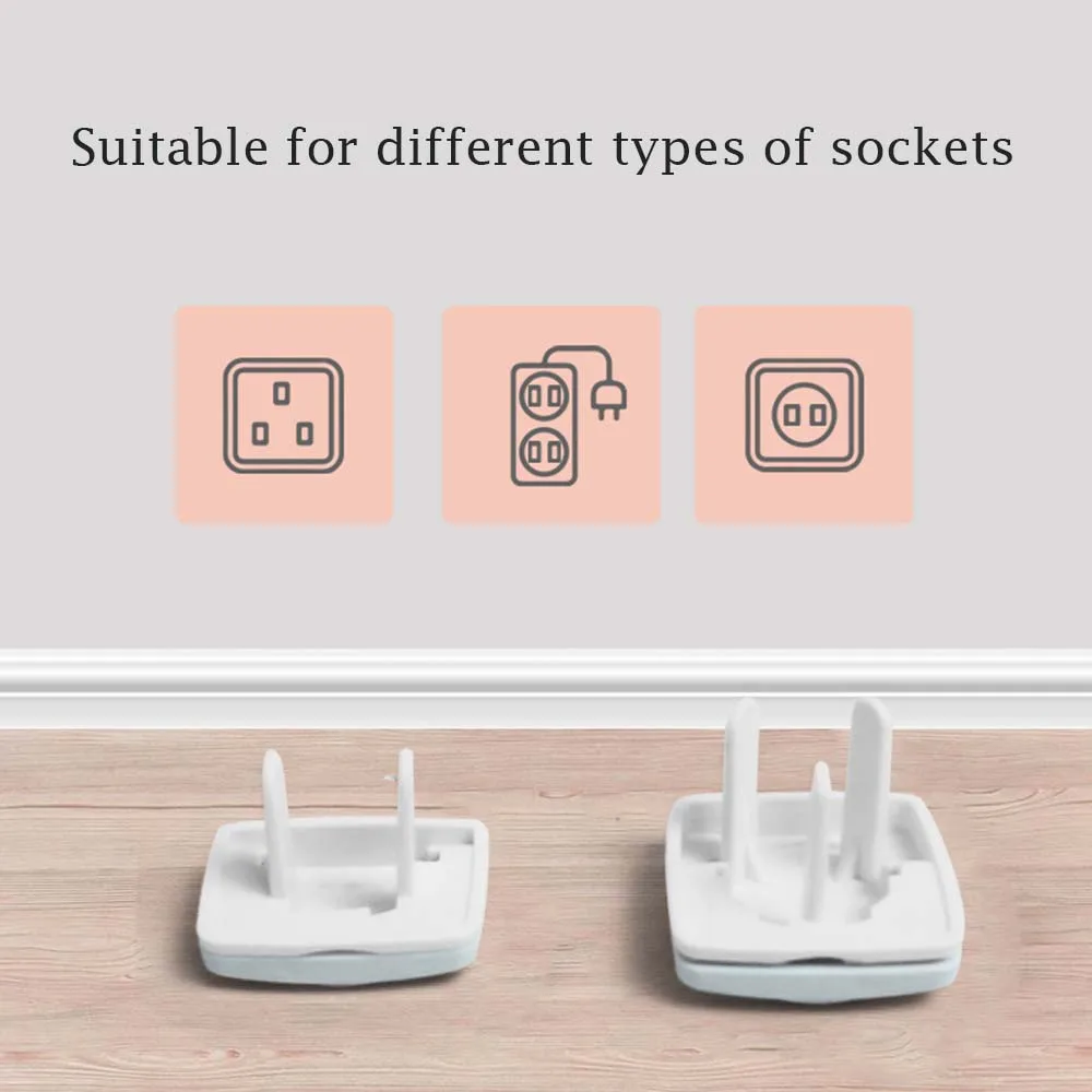 

Protection From Children Safe Anti-Electric Shock Socket Protective Case Cover Infant Safe Safe Lock