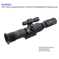 3 24x sony 4k digital night vision scope wifi ios android with 10w 850nm infrared flashlight