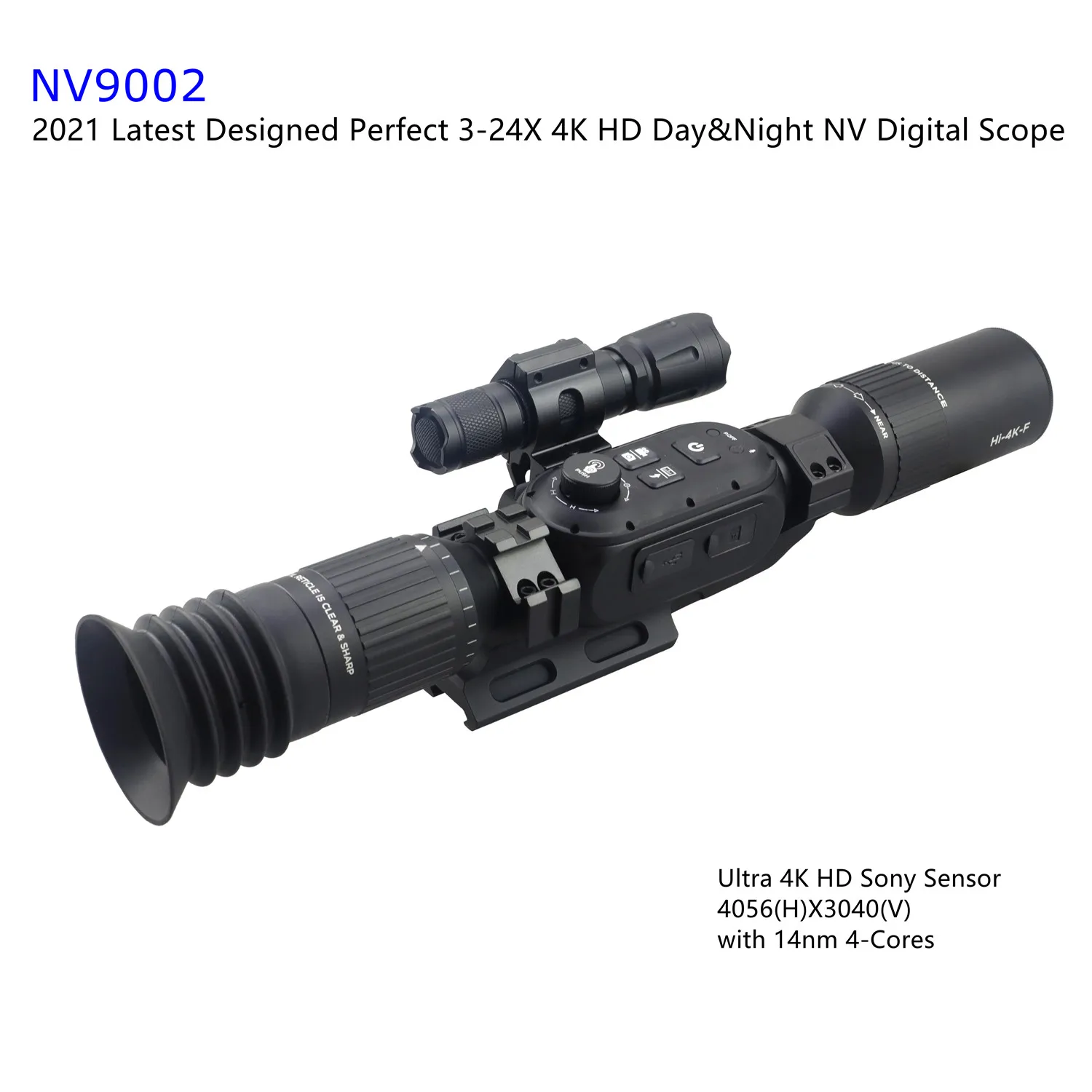 3-24X Sony 4K цифровой прибор ночного видения WiFi iOS &amp Android с 10 Вт 850 нм - Цена: 51929.09