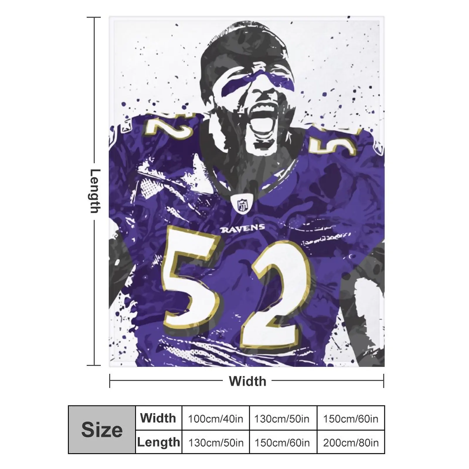 

Blanket 52 Ray Lewis Ultra Soft Micro Fleece Cozy Lightweight Microfiber Flannel All Season Living Room Bedroom Vertical