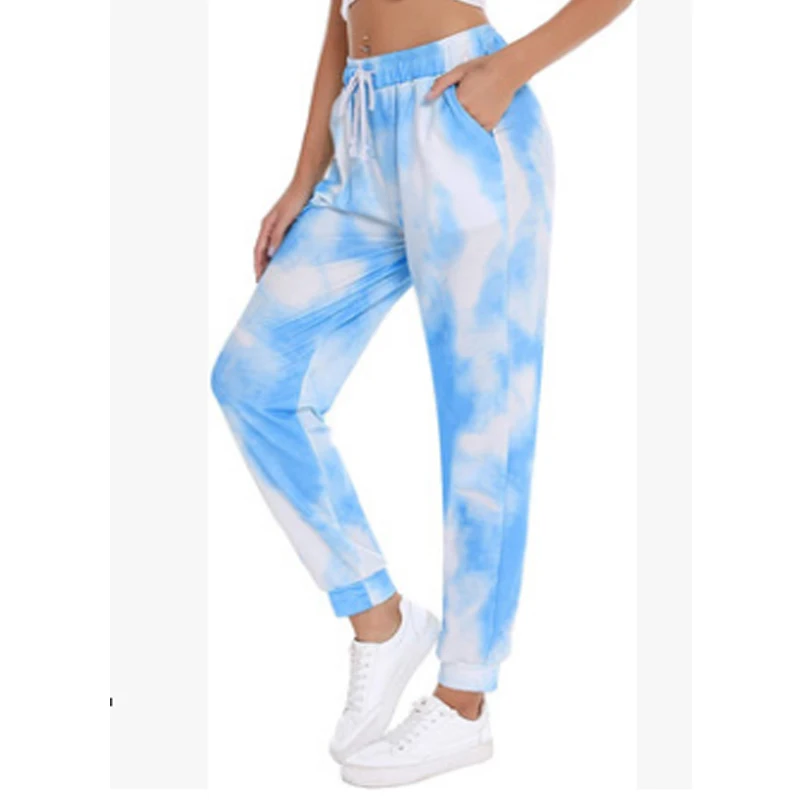 

Женские спортивные штаны Red Tie Dye, свободные летние повседневные штаны-карго в стиле Харадзюку, тренировочные штаны, уличная одежда