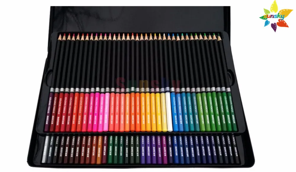 72 цвета/Новый Комплект Масляный цветной карандаш Цвет ed карандаши для рисования