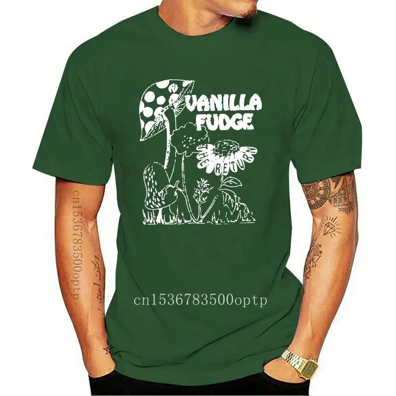 

Design Vanilla Fudge Mushroom The Return Black T Shirt 2021 Official Rock Band