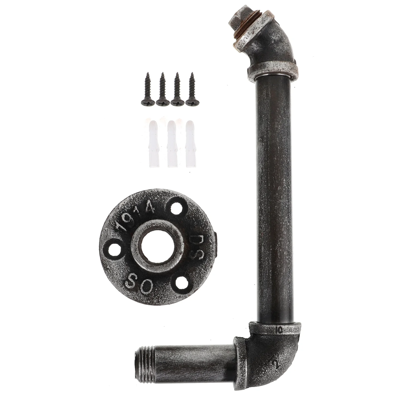 

1 шт., винтажная железная промышленная полка для труб