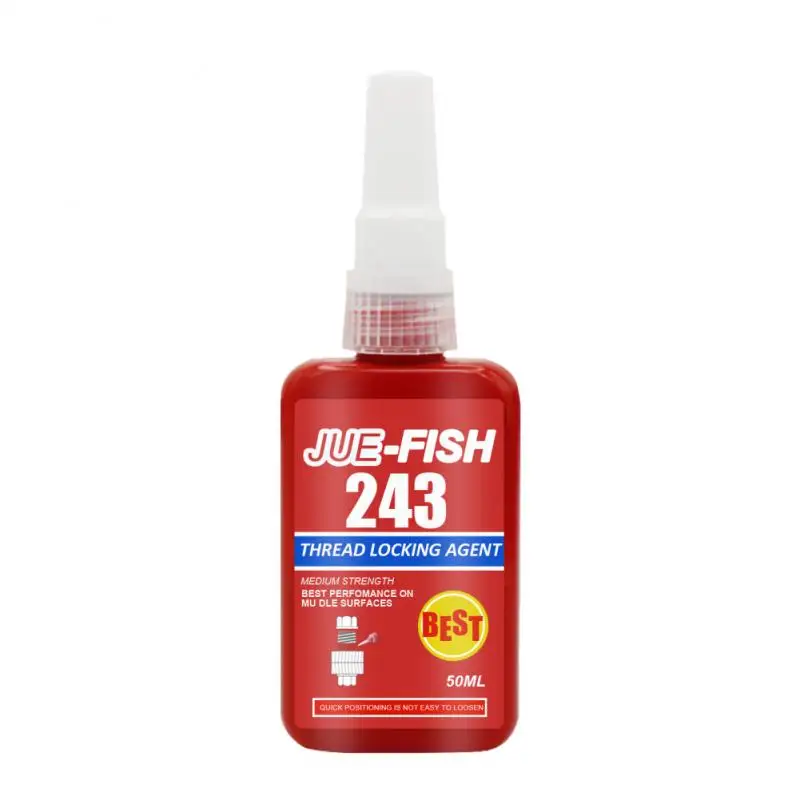 

1 PC 50ml Screw Glue Thread Locking Agent Anaerobic Adhesive 243 Glue Oil Resistance Fast Curing For All Kinds Of Metal Thread