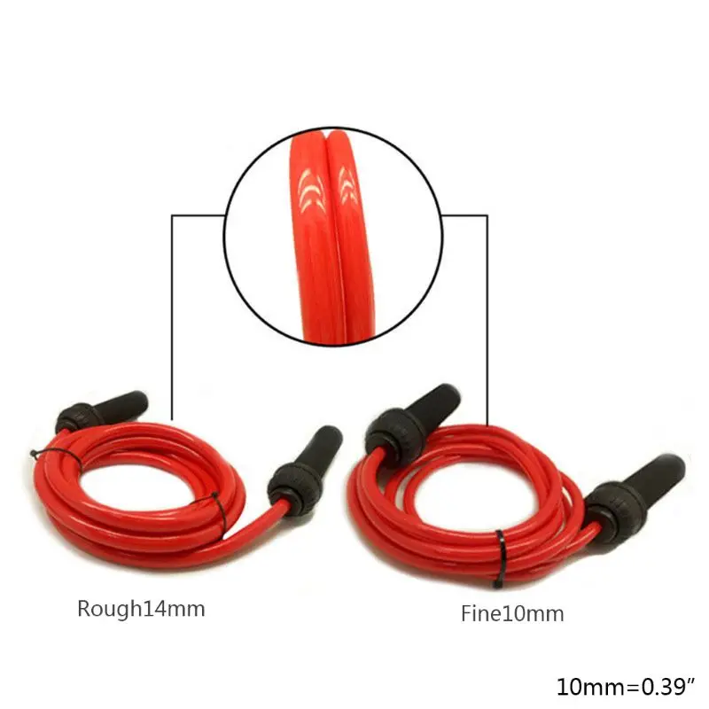 

Weighted Jump Rope with Memory Non-Slip Cushioned Foam Grip Handles for Fitness QW