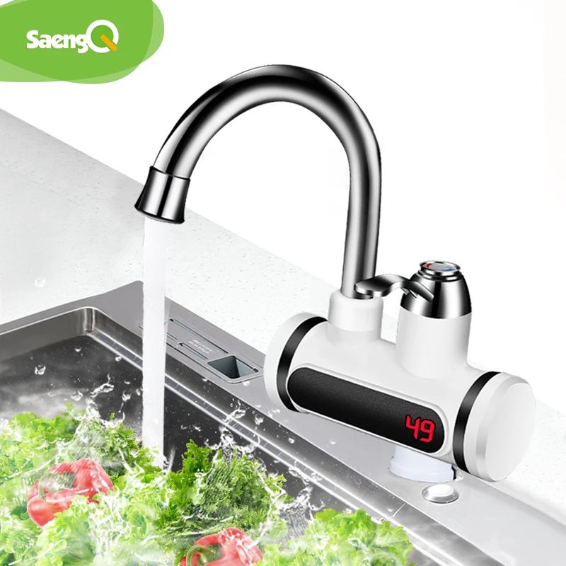 SaengQ мгновенный проточный Электрический водонагреватель кран для кухни нагрев