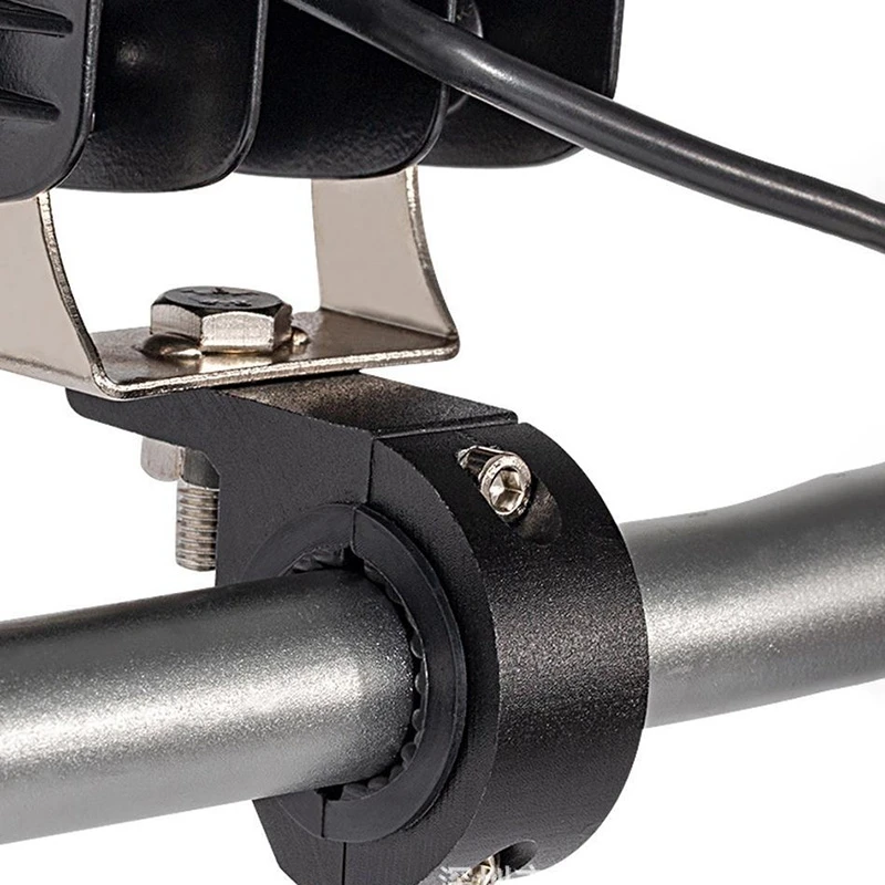 

6Pcs Roof Bars LED Light Bracket Roll Bar Clamps Tube Clamp for Roll Cage Bar for Off Road, SUV