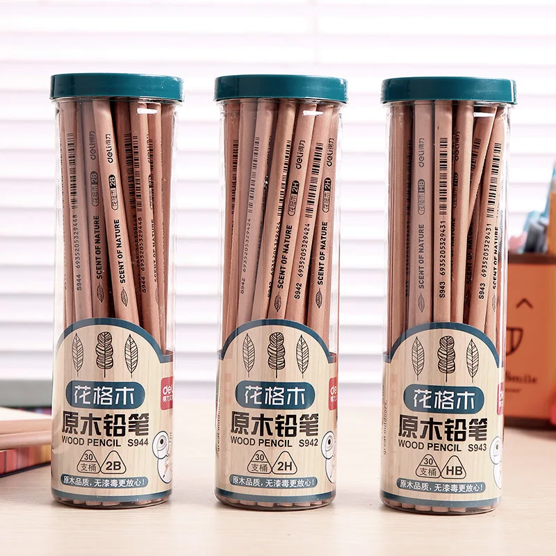 Правильное дерево сапоги цилиндрической формы карандаш 30/ведро из черного