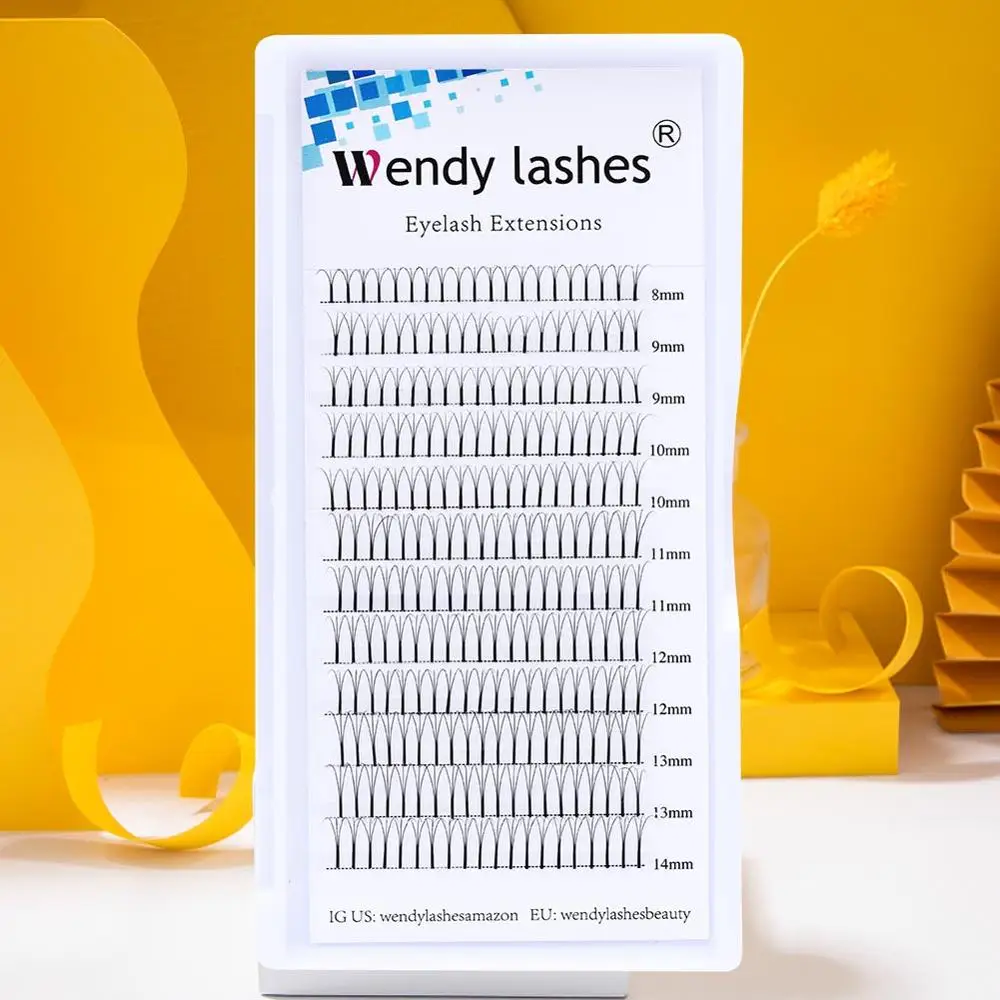 

Premade Volume Fan Lashes Extension New Material PBT Lashes Russian Volume Fans Faux Mink Individual Eyelash Extensions Supplies