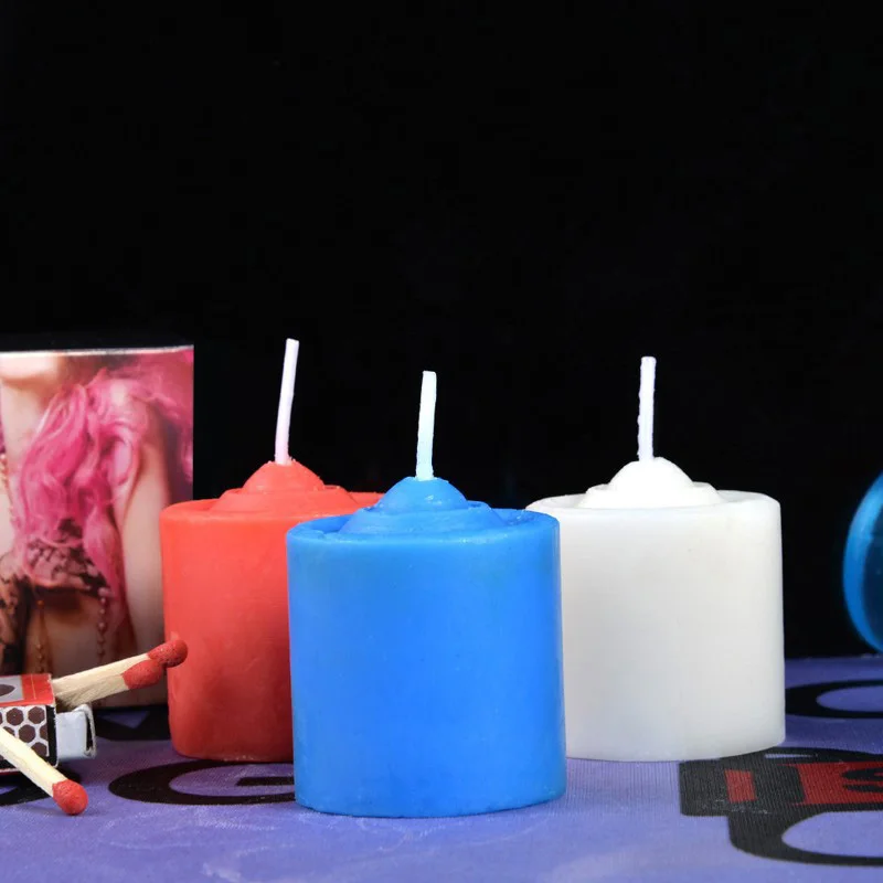 Низкотемпературная секс свеча БДСМ Связывание кровать ограничения падение воск