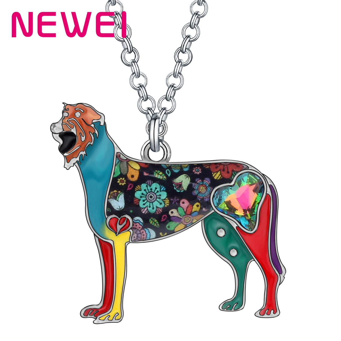 Стразы из эмалированного сплава Newei с кристаллами изображением ирландского