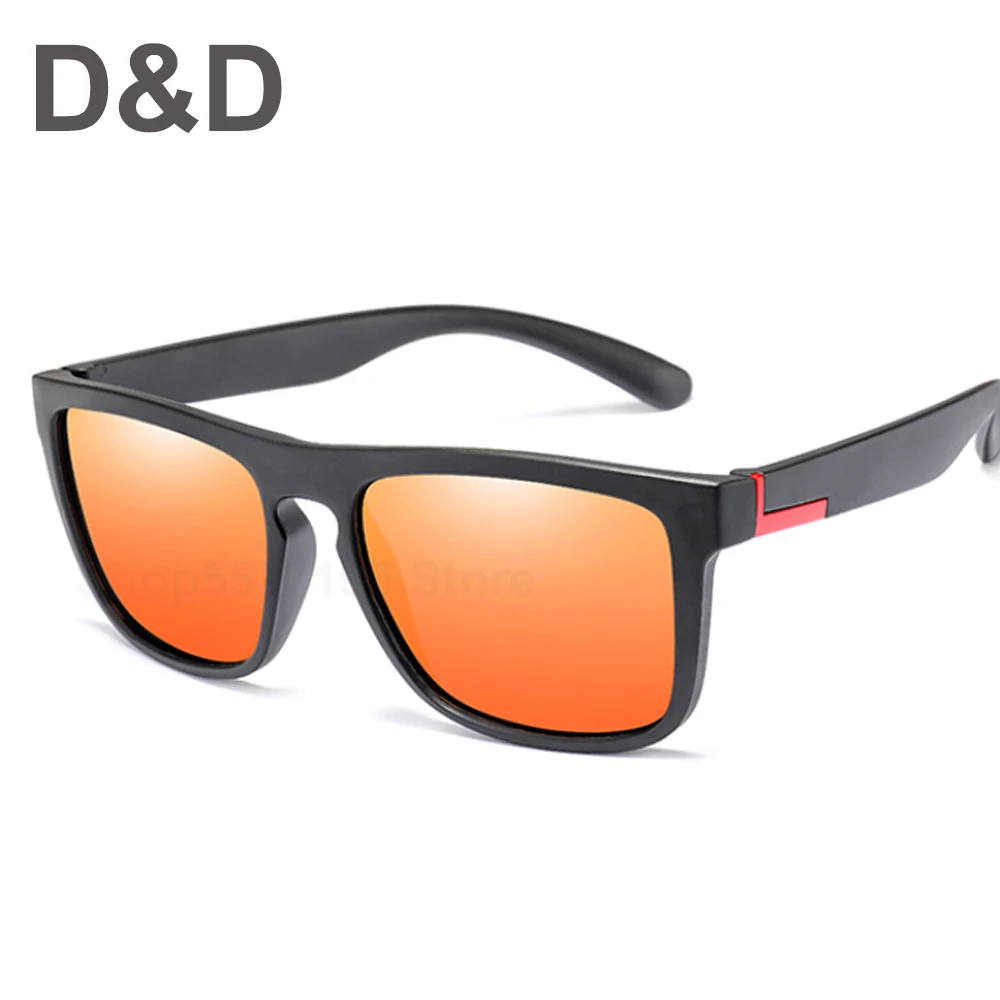 

Men Polarized TR90 Sunglasses Vintage Anti-UV Driving Driver Black Goggles Eyewear Rectangle Shades Men Oculos masculino Male