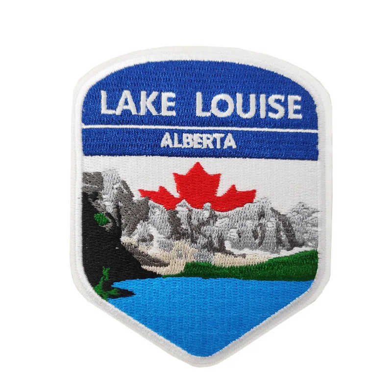 Горнолыжный курорт Lake Louise Фотофон с кленовыми листьями Альберта Канада Северная