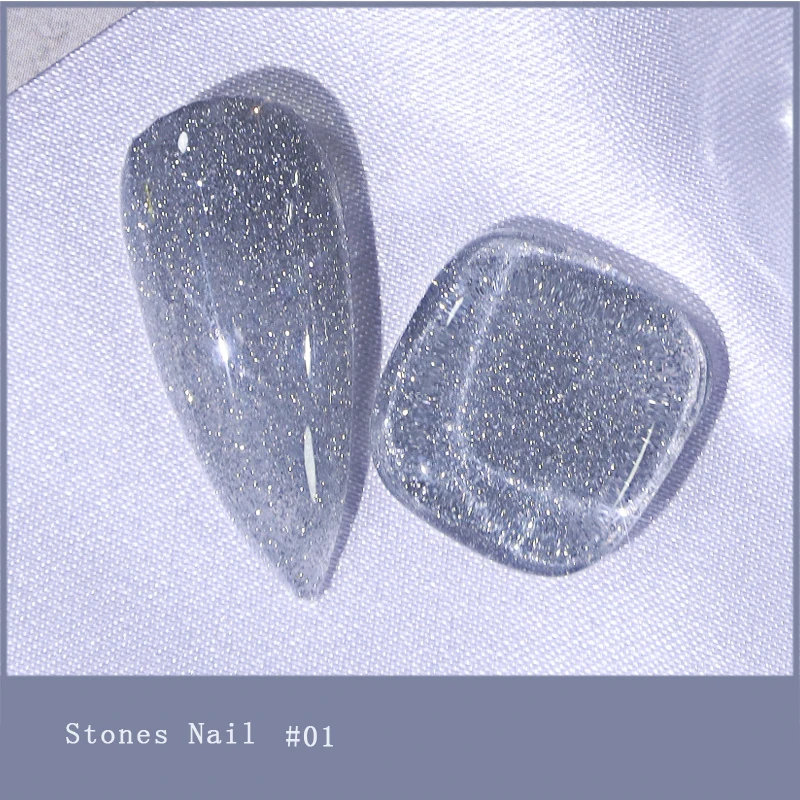 

8color diamond stones LIXIA 8ml Gel Nail Polish Plastic Bottle Gel Polish Matt Top Soak Off UV LED Nail Lacquer Color Gel