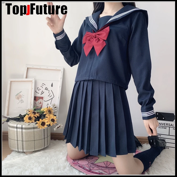 Костюм Моряка черного и темно-синего цвета новинка униформа для школьниц костюм