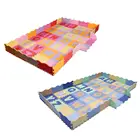 54 шт. мягкая пена детский игровой коврик с забором толстый из пены коврик-пазл напольный коврик для игр Плитки детский коврик для ползания