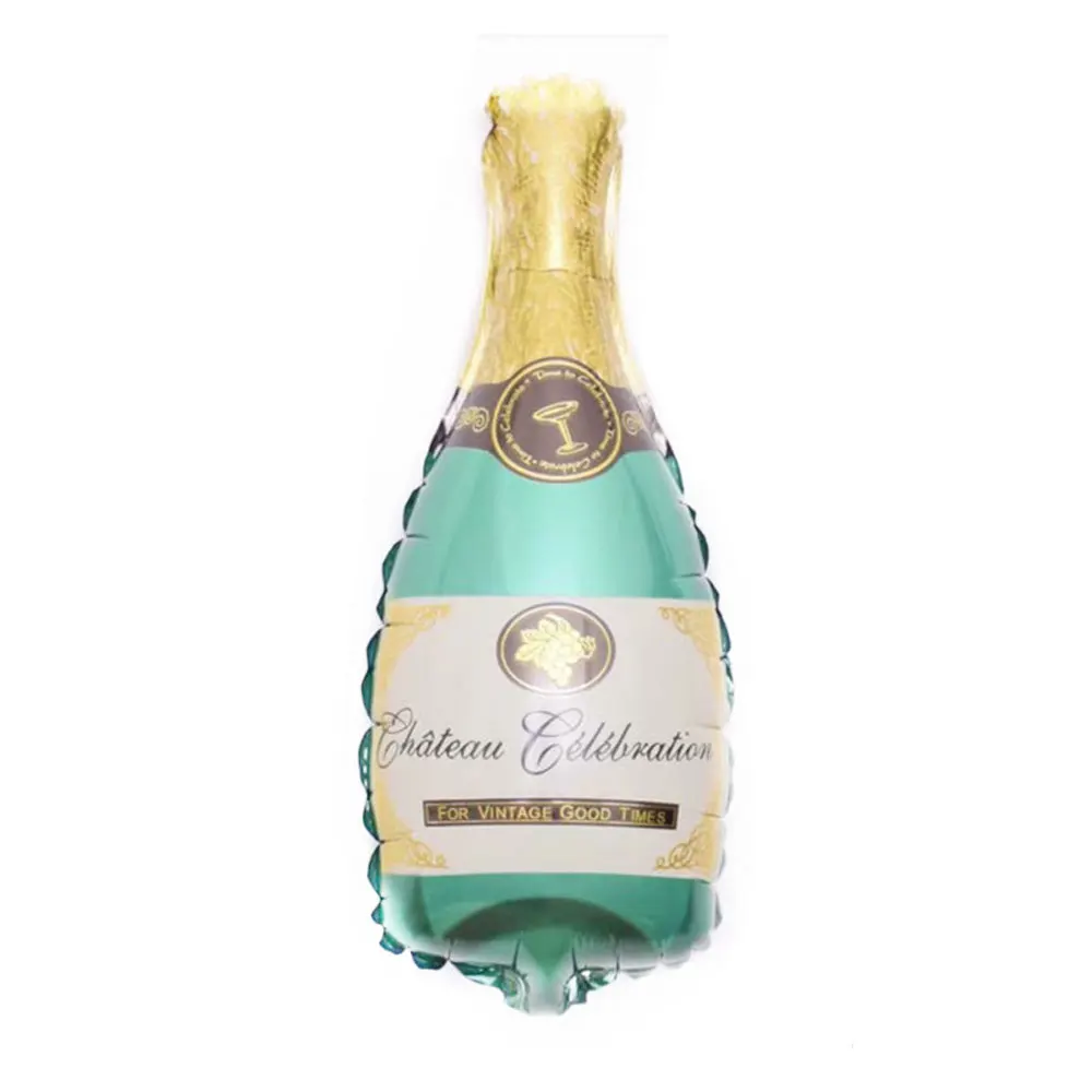 

16inch Wine Bottle Foil Balloon Happy Birthday Decorations Kids Helium Air Ball Wedding Ballons Baby Shower Party Supplies